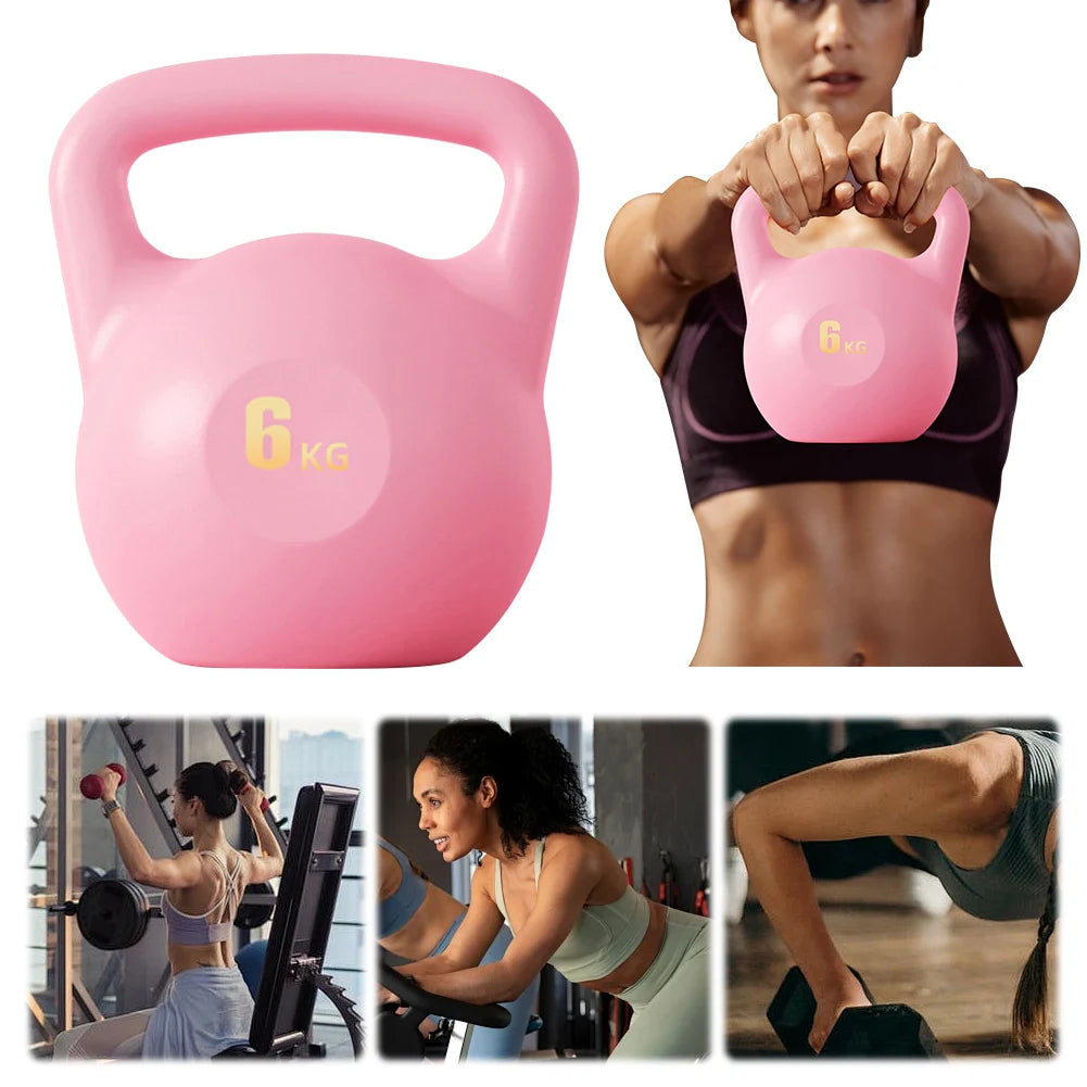 Water-Filled Kettlebell Soft Kettlebell Shock-Proof Kettlebell Weights anti Slip Grip Hand Weights for Home Gym Equipment